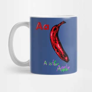 A is for apple Mug